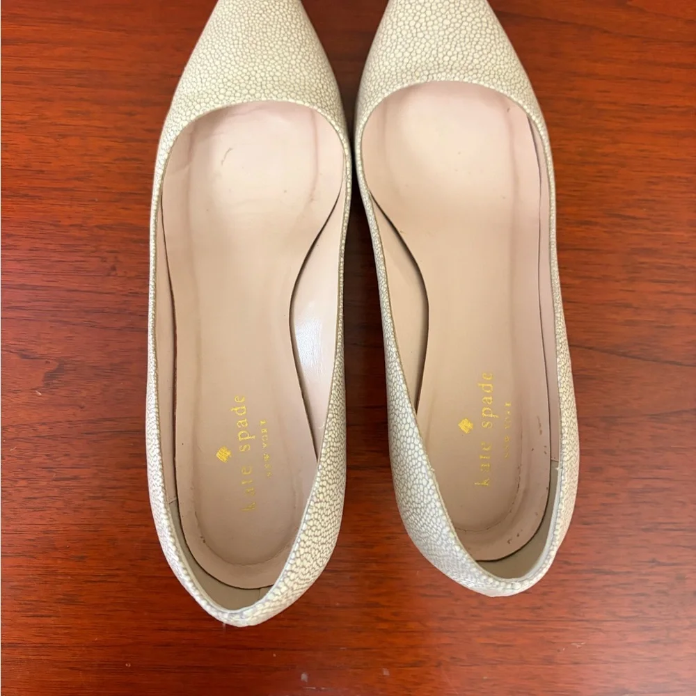 Kate Spade block heel pumps Sz 7.5